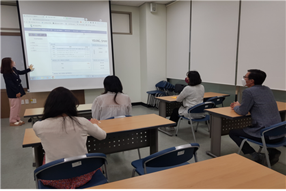 용인송담대학교 대학일자리센터 2021년 학생 학업지원 전산시스템 운용 내실화를 위한 내부 컨설턴트 직무교육 실시.png